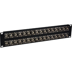 Патч-панель TecNec 4K/8K 12G-SDI Feed-Thru 32-Port BNC Patch Panel (2 RU)