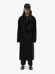 Пальто PANASIAN OVERSIZE COAT BLACK