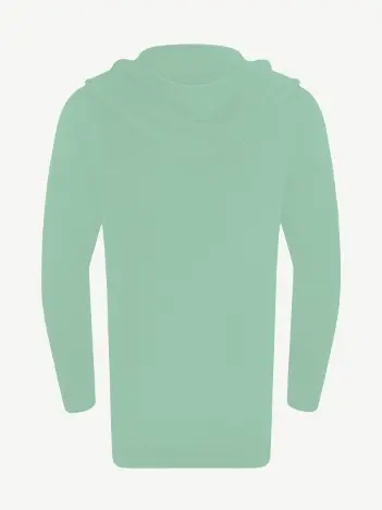 Кардиган с капюшоном из шелка