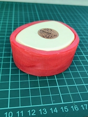 Молд пластиковый+Вайнер силиконовый лепесток розы 