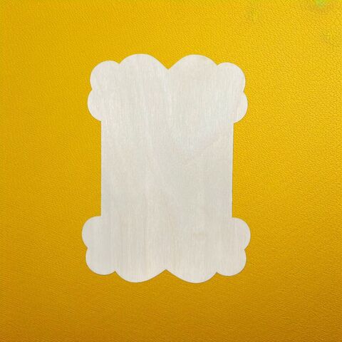 Бирка №4 ( под кружево) 16*12см  фанера