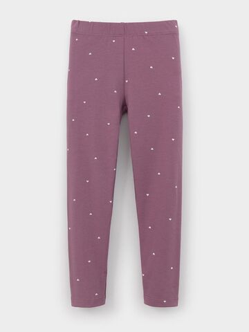 брюки  для девочки  КР 4074/темная орхидея,фоновые сердечки к593