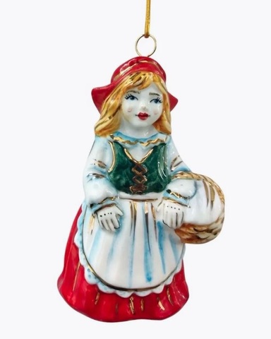 Ёлочная игрушка «Красная шапочка»