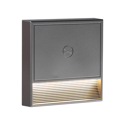 359710 OVER NT25 434 серый Светильник накладной сенсорный для лестниц IP20 LED 0.4W 3000К 1000mAh Li-ion, 5V VESPERA