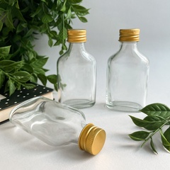 Баночки стеклянные с винтовой крышкой, 50 мл, 5,5*2,5*10,5 см, набор 3 шт.