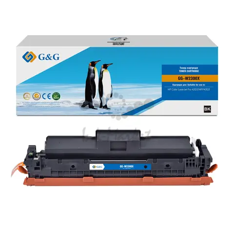 Картридж лазерный G&G GG-W2300X черный для HP CLJ Pro 4203 / MFP 4303 (7500 стр)