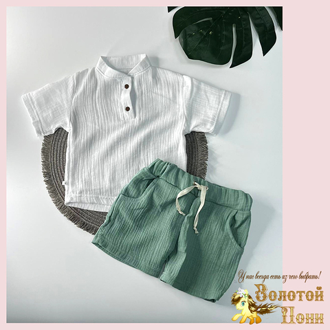 Костюм муслин детский (1-3) 260408-RT2001