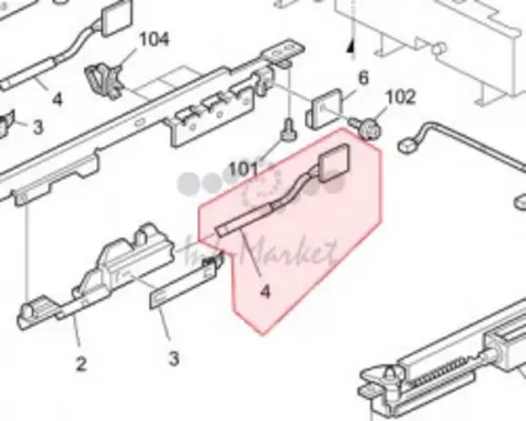 Датчик электрического потенциала Ricoh D0143655