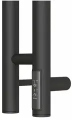 Полотенцесушитель электрический Point Деметра PN12812B П3 80x1200 диммер справа, черный