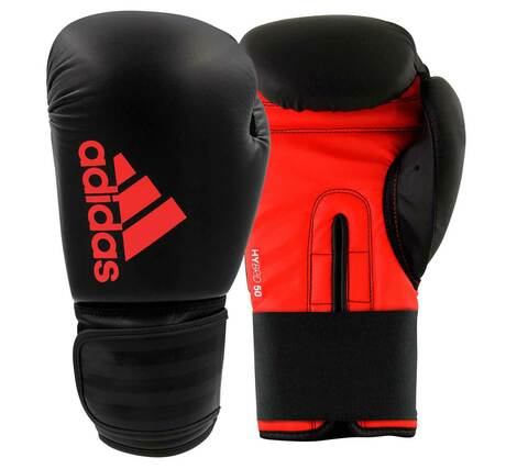 Перчатки боксёрские Hybrid 50 ADIDAS красные