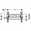 Монтажный элемент для душевой системы Geberit Kombifix 457.536.00.1