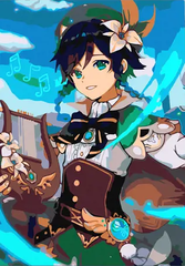 Картина по номерам Геншин Импакт Венти