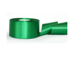 Лента атласная 25 мм. темно-зеленая