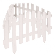 Забор декоративный "Марокко", 28 х 300 см, белый, Россия, Palisad