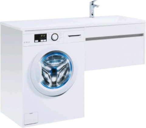 Aquanet 236917 Тумба Токио 68 подвесная 1 ящик цвет белый глянец (236917)