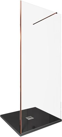 Allen Brau Infinity 3.21011.60 Душевая перегородка, цвет: медь