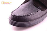 Ботинки для мальчиков из натуральной кожи на липучках Лель (LEL), цвет черный. Изображение 14 из 18.