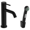 Hansgrohe 73211670 Tecturis S Смеситель для раковины, однорычажный, 110 с гигиеническим душем и шлангом