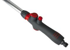 Пистолет поливочный QUATTRO ELEMENTI на телескопической штанге 90-120 см, 9-ти режимный, мягкий пластик (241-338)