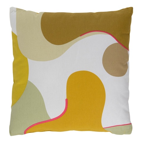 Подушка декоративная 45х45 Tkano Freak Fruit горчичная