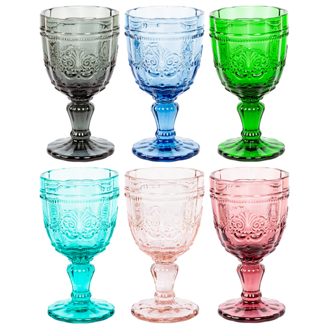 Набор бокалов 6шт 250мл Объект мечты Светский прием Венето 6 цветов OM-21091725