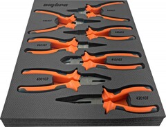 Ombra OMT7STE Набор шарнирно-губцевого инструмента в EVA ложементе 280х375 мм, 7 предметов 56138