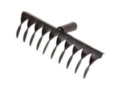 Грабли садовые прямые без черенка 14 зубцов