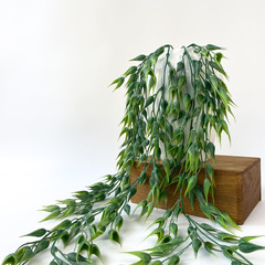 Овес, Ампельное растение, искусственная зелень свисающая, 78 см, 1 шт