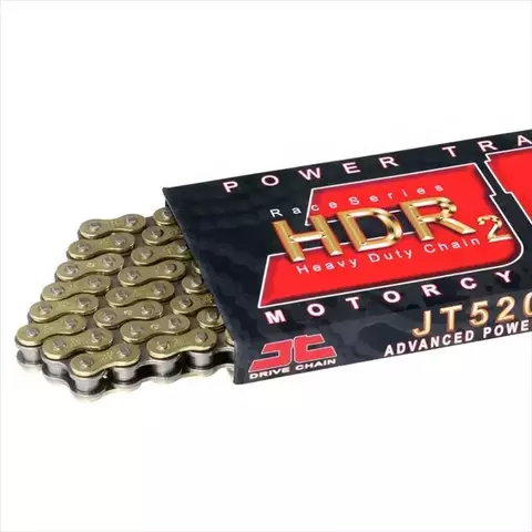 Цепь мотоциклетная JT JTC520HDRGB120SL без сальников, тип соединения SL