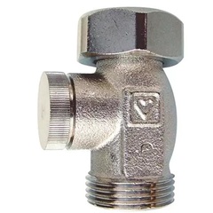 Узел нижней подводки HERZ 534 прямой, одинарный G3/4 (Alum)