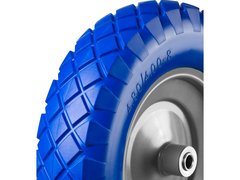 ЗУБР КПУ-2, 4? х 380 мм, для тачек (арт. 39903, 39974), стальной диск, подшипник - 16 мм, полиуретановое колесо, Профессионал (39912-2)