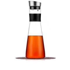 Кувшин для воды, сока и других напитков с крышкой фильтром и резиновой манжетой, 1 литр