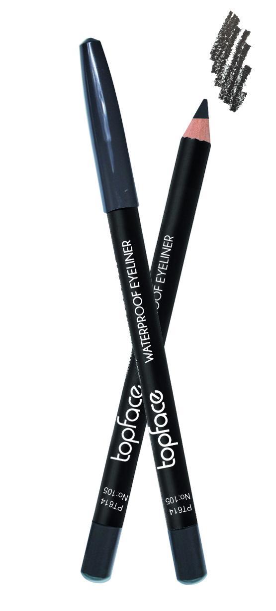 Topface Карандаш водостойкий для глаз тон 105-PT614 "Waterproof Eyeliner" 1.1г