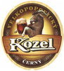 Пиво Velkopopovicky Kozel Cerny этикетка