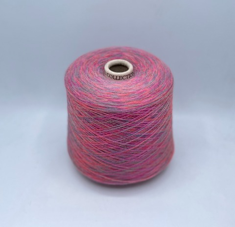 Profilo S.N.C (пр.Италия),art. Merinos stampato, 2/30 1500м/100 гр.100%Меринос , цвет-Розовый фламинго , арт.29312