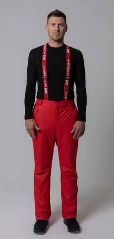 Тёплые зимние брюки NordSki Premium красные мужские