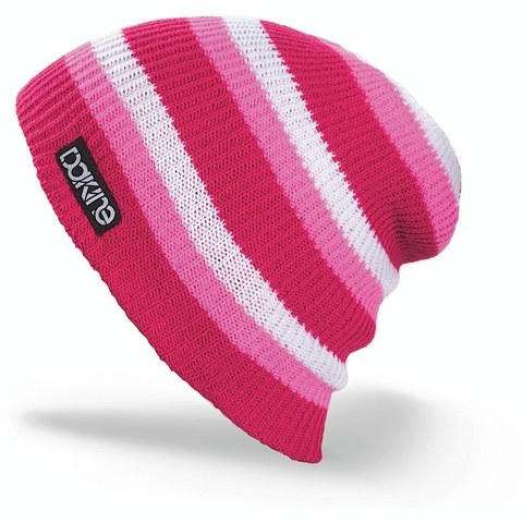 Картинка шапка-бини Dakine Zeke Pink Stripe - 1