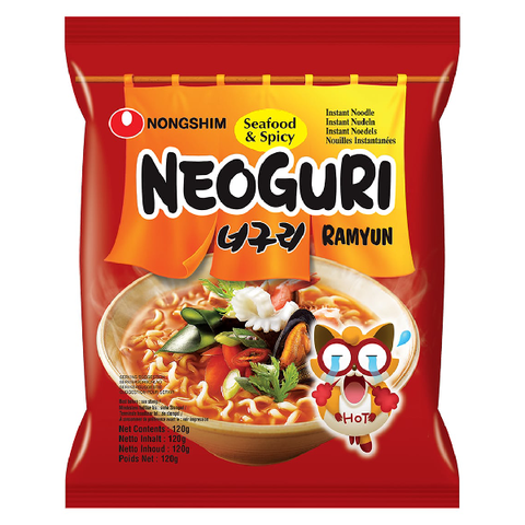 Лапша рамен c морепродуктами Неогури острая Nongshim, 120 гр