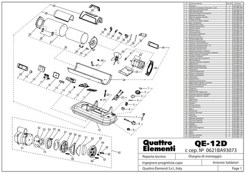 Корпус воздушного фильтра QUATTRO ELEMENTI QE-12D/22D (243-899-108)