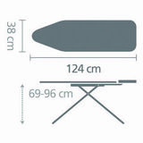 Гладильная доска 124 x 38 см (B), Свежий бриз, артикул 218767, производитель - Brabantia, фото 6