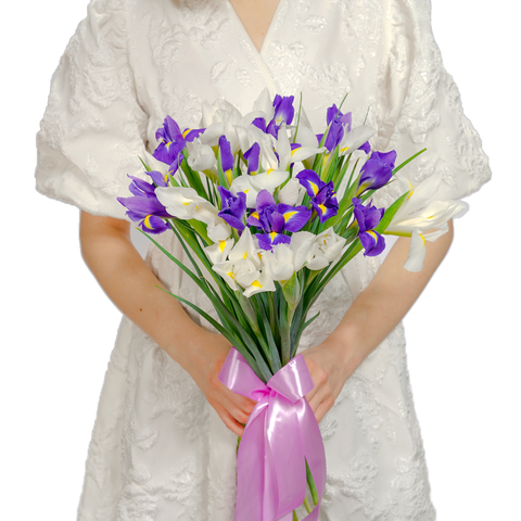 Букет 25 ирисов
