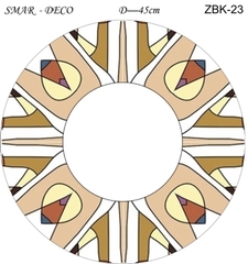 Эскиз для росписи, Зеркало диаметр-45см, SMAR-ZBK-23