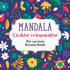 Mandala (çiçəklər və kəpənəklər)