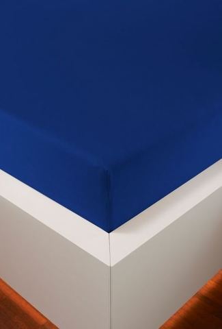Простыня 180/200х200 Bellana DeLuxe J57BL 616 royal синий