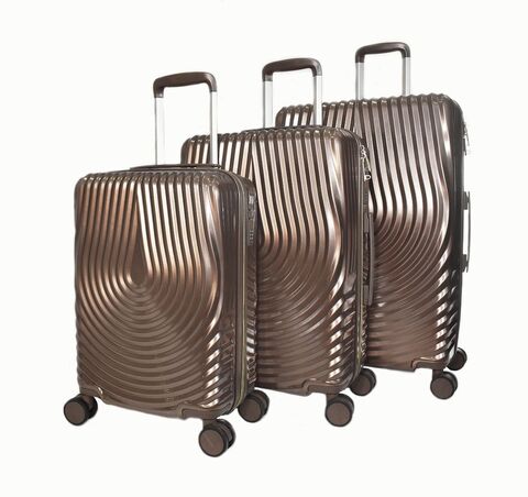 Чемодан MIRONPAN особопрочный шоколад (L ) 74х48х29 см с колесами/3,9 кг (ЦЕНА УКАЗАНА НА САМОВЫВОЗ!!!)