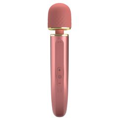 Персиковый жезловый вибратор Power Wand - 29 см. - 