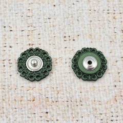 Кнопка пришивная, d 2 см, хаки