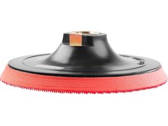 STAYER М14, d 125 мм, пластиковая, мягкая опорная тарелка на липучке для УШМ (35744-125)