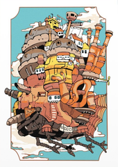 Картина по номерам Ходячий замок Хаула