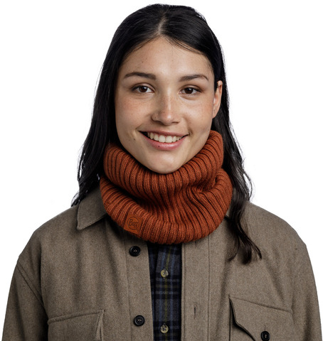 Модный шарф-труба Buff Knitted Neckwarmer Norval Cinnamon фото 2